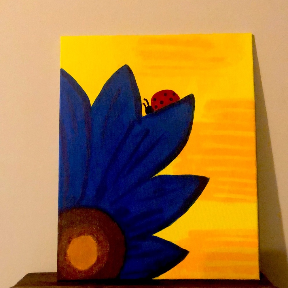 Ladybugs canvas